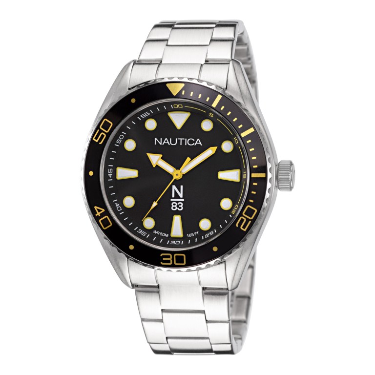 Men\'s Nautica Stainless Steel 3-hand Watches Multicolor | Pkn34rTo
